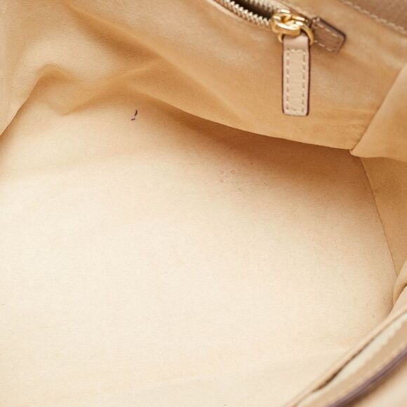 Strathberry Beige Leather Totes Bag - Picture 7 of 7